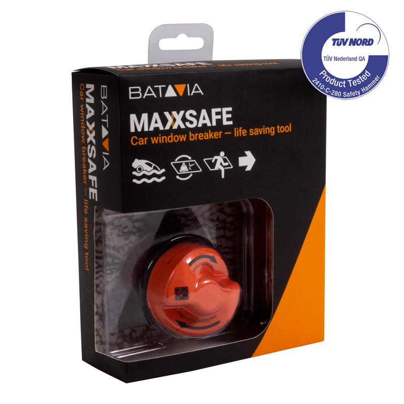 Batavia, MaxxSafe Coupe-vitres - Outil de sauvetage avec lumière LED