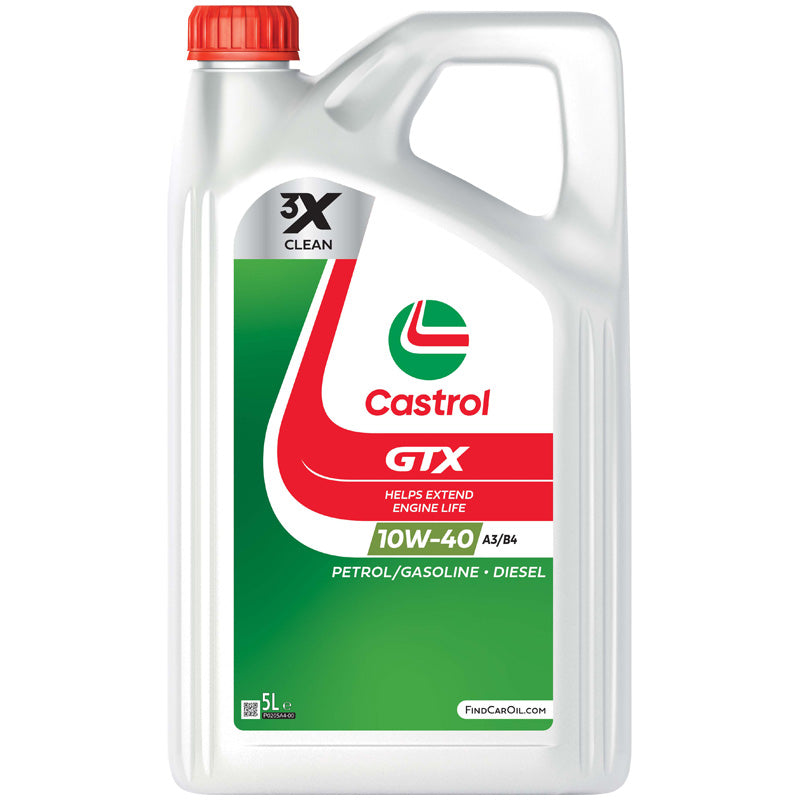 Castrol, GTX Ultraclean 10W-40 A3/B4 - 5 Liters
