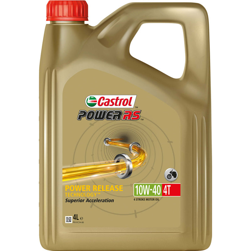 Castrol, POWER1 4T Engine Oil - Semi-synthetic - 10W-40 - 4 liter