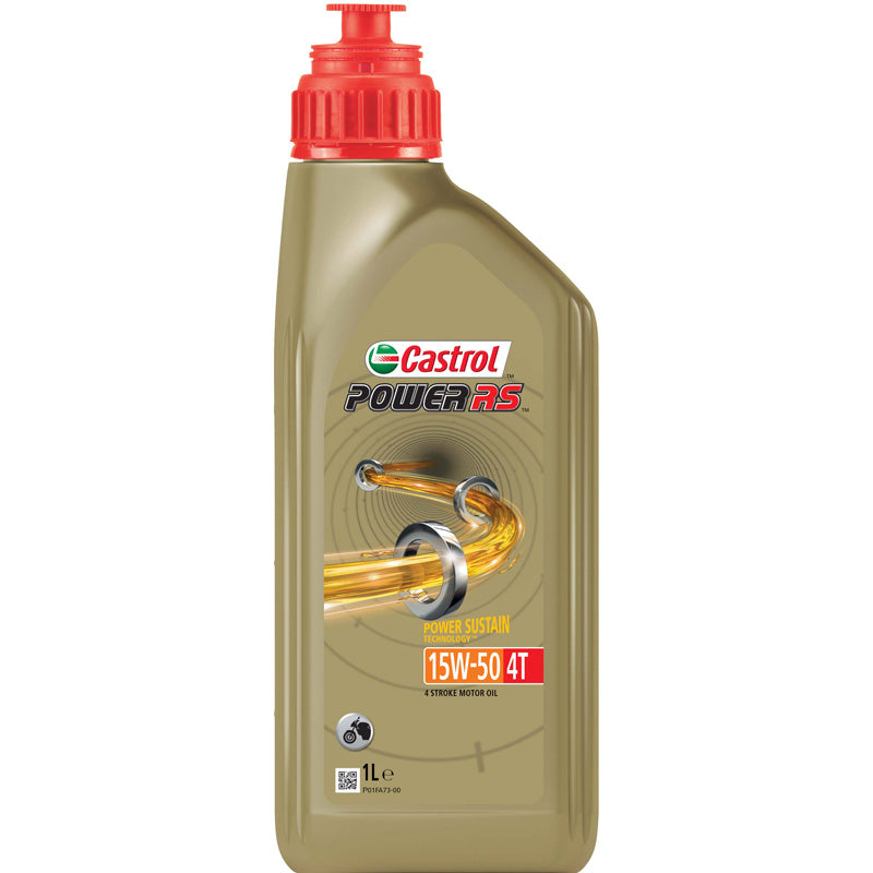 Castrol, Power RS 4T Motor Oil 15W-50 - 1 liter