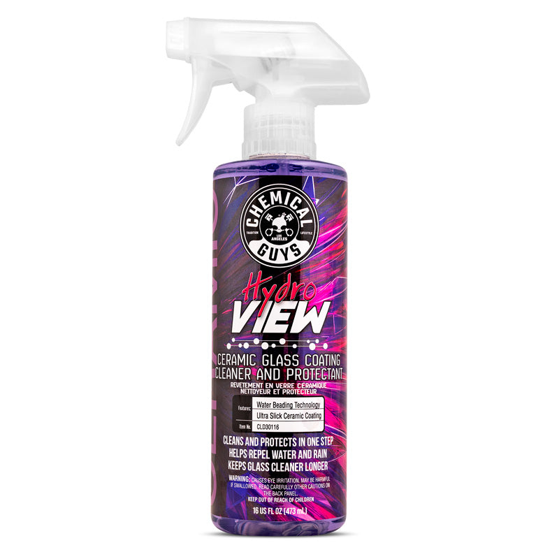 Chemical Guys HydroView Nettoyant et revêtement céramique pour vitres (473ml)