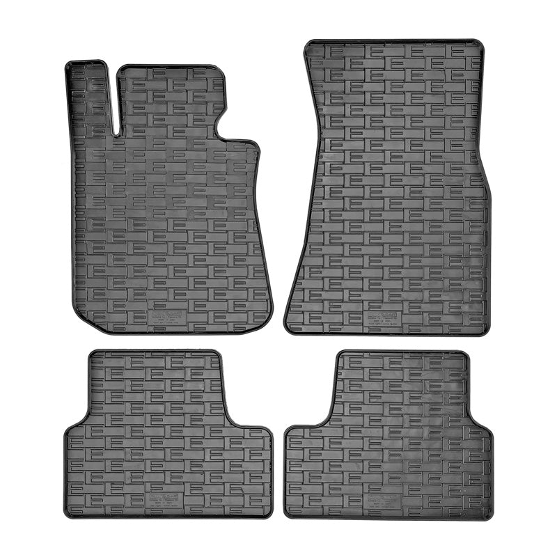 CIKCAR Rubber car mats set suitable for BMW i4 (G26) 2021- (4-pieces + fixing system)