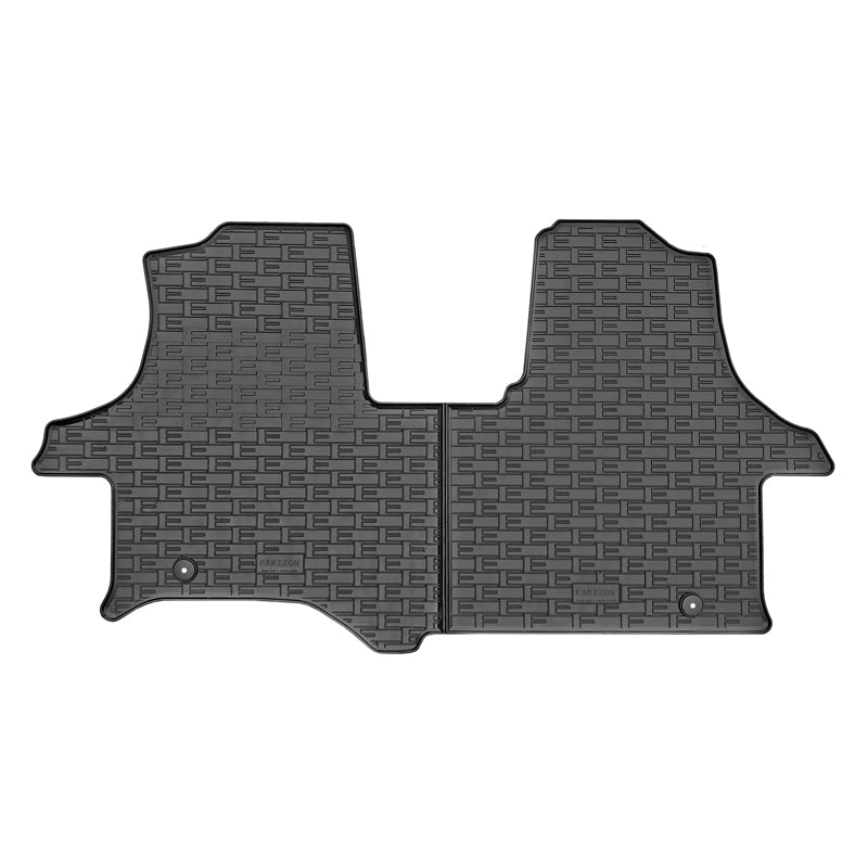 CIKCAR, Floor mat set, Rubber, Fits Farizon SV Supervan (2025-), Front set only (2 pcs. + fixing system)