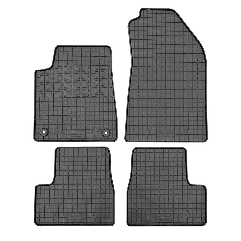 CIKCAR, Floor mat set, Rubber, fits Fiat Grande Panda (petrol) (2025-)