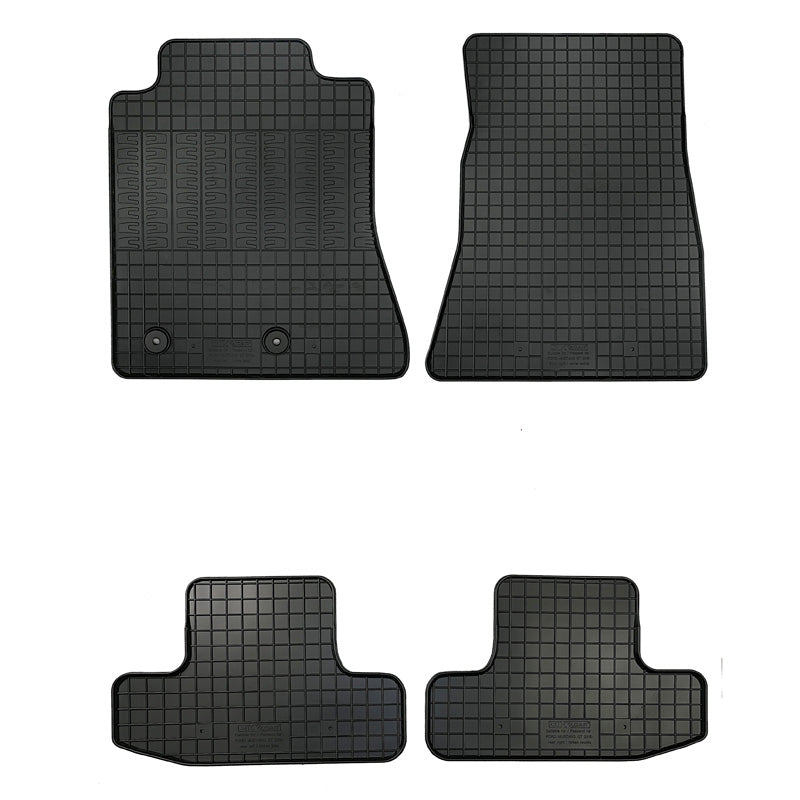 AutoStyle, Rubbermatten voor Ford Mustang GT 2015- - 4 delen met bevestiging