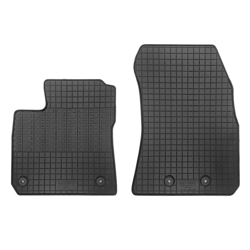 AutoStyle, Rubber floor mats for Ford Transit Courier 2-person (2019-) - 2 pcs. with fastening