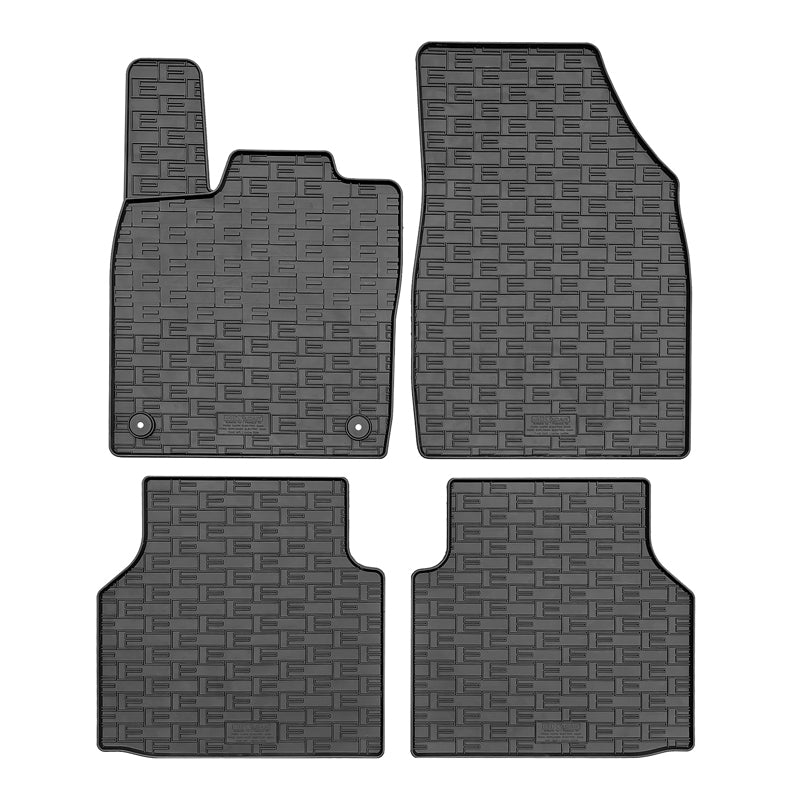 CIKCAR, Tapis en caoutchouc, s’adapte à Ford Explorer EV (CX740) 2024- & Capri EV (CX740L) 2024- (4 pcs + système de fixation)