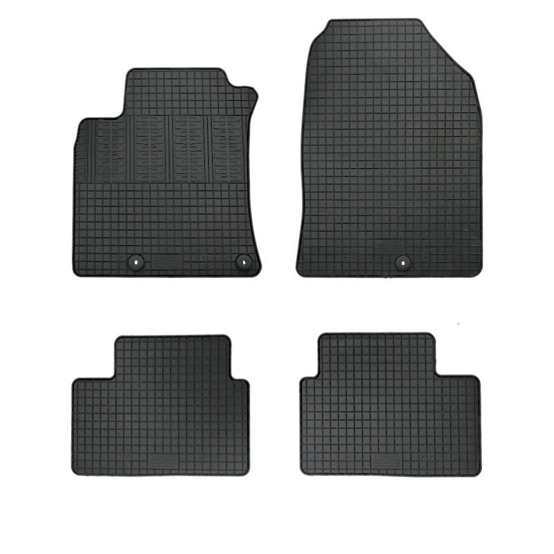 CIKCAR Set tapis de caoutchouc sur mesure pour Hyundai Ioniq (AE) 2016-2019 (4-pièces + points de fixage)