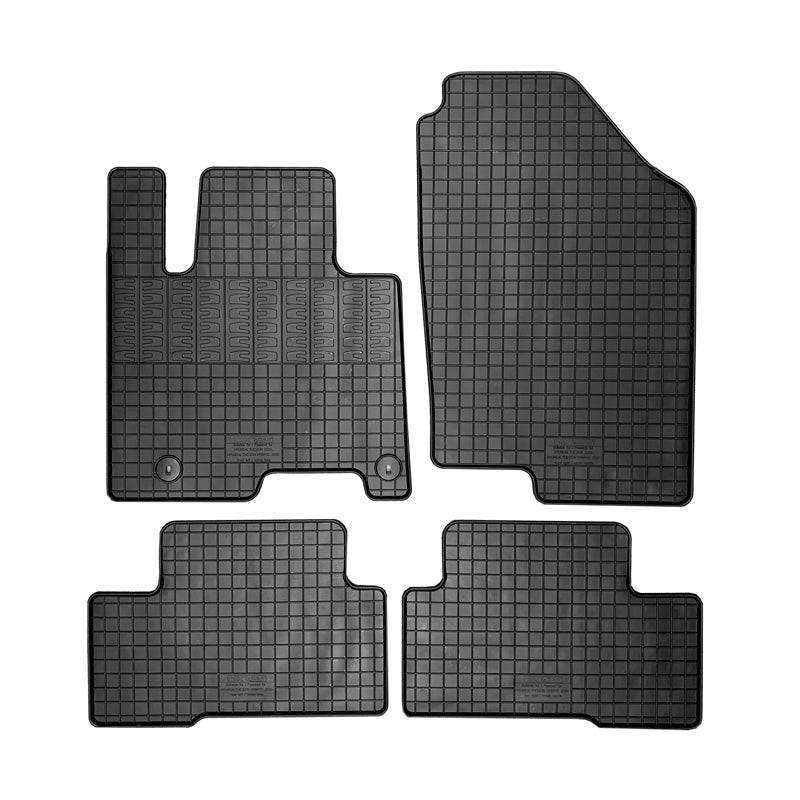 CIKCAR Rubber matten passend voor Hyundai Tucson (NX4E) Full Hybrid 2020- (4-delig + montagesysteem)