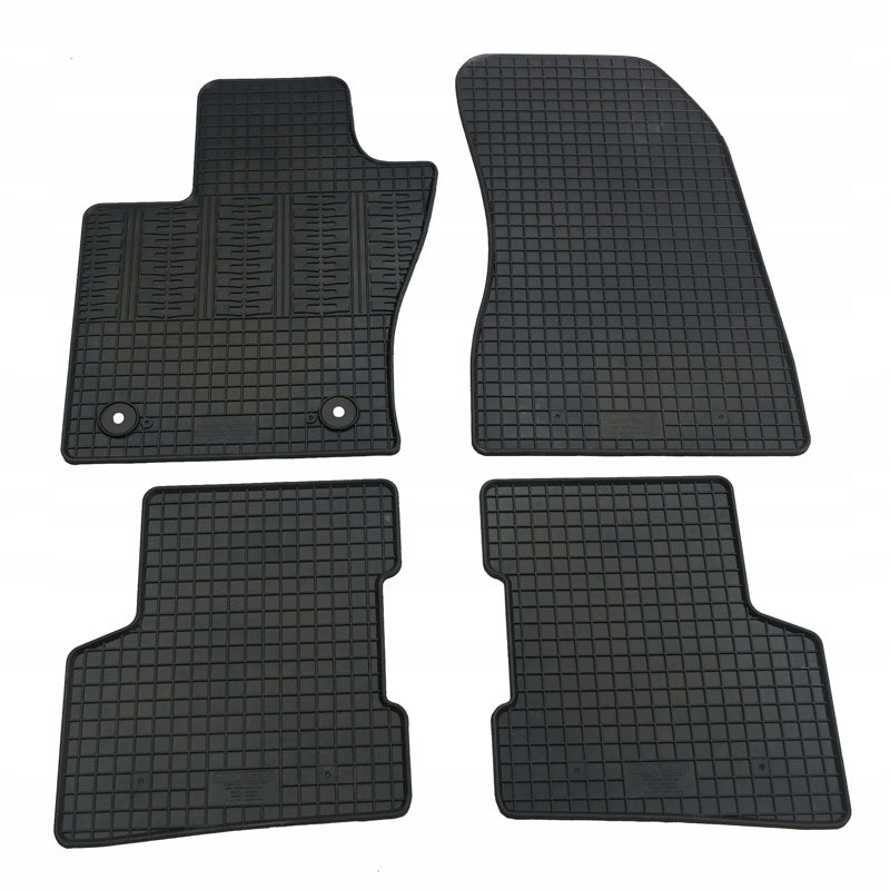 CIKCAR Rubber car mats set suitable for Jeep Renegade 2018- (4-pieces + fixing system)