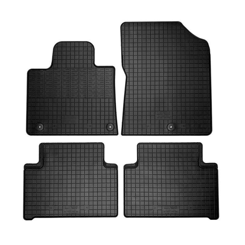 CIKCAR, Rubbermatten voor Kia Sorento IV (MQ4) 2020- excl. Hybrid - 4 delen met bevestiging