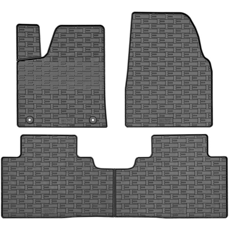 CIKCAR, Rubber floor mat set, 3-piece, fits Leapmotor B10 (2025-)