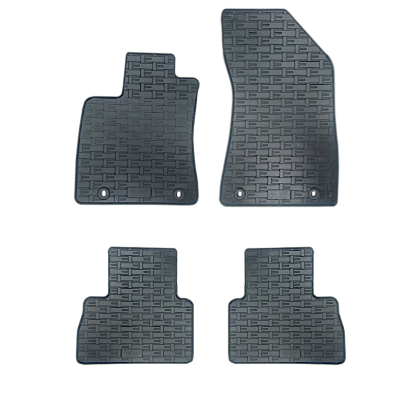 AutoStyle, Rubber car mat set for MG ZS (EV) 2019- - 4 pieces with fixing system