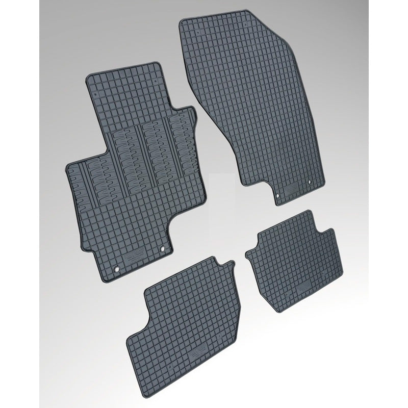 AutoStyle, Rubber Mats for Mitsubishi Outlander 2012- incl. PHEV - 4 Pieces with Fastening