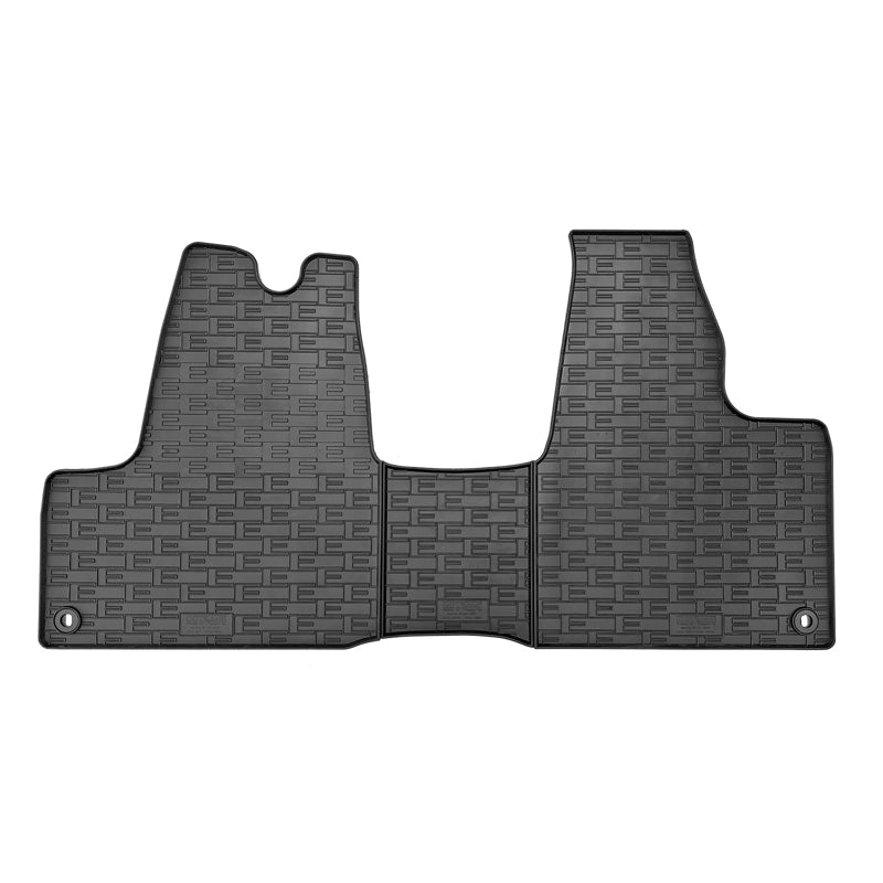 CIKCAR Set tapis de caoutchouc sur mesure pour Maxus eDeliver 3 (ev-30) 2020- (3-pièces + points de fixage)
