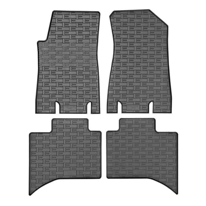 CIKCAR Rubber car mats set suitable for Maxus ET90 Pickup 2022- (4-pieces)