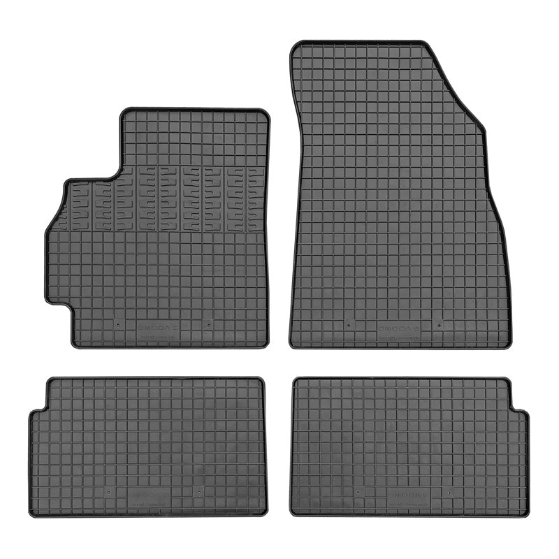 CIKCAR Rubber car mats set Fits Omoda 5 2022- (incl. EV) (4-pieces + fixing system)