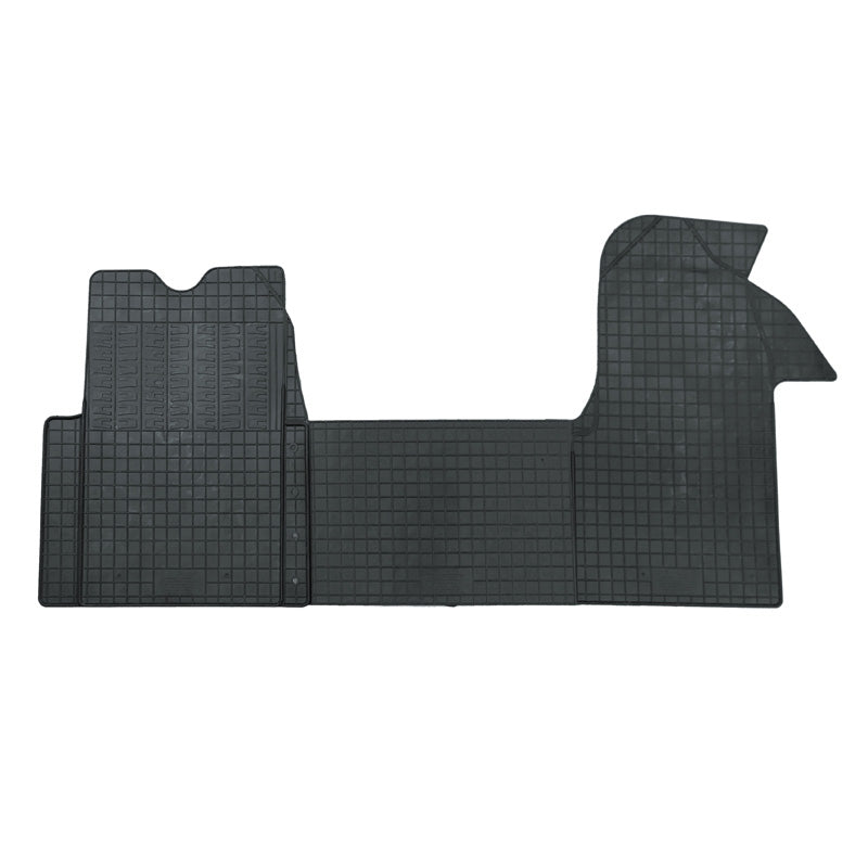 CIKCAR Rubber matten passend voor Opel Movano & Renault Master 1998-2014 & Nissan NV400 2011- (3-delig + montagesysteem)