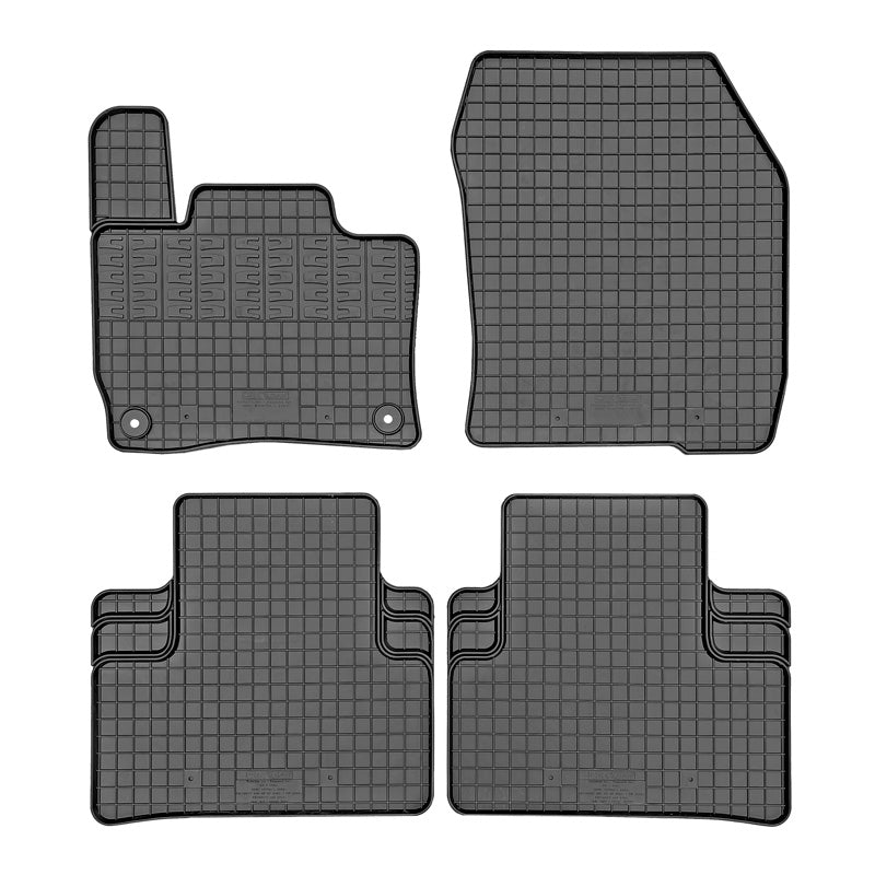 CIKCAR, Rubber mat set, Custom-fit, Fits Opel Astra-e (L) 2024-, 4 pieces + fastening system