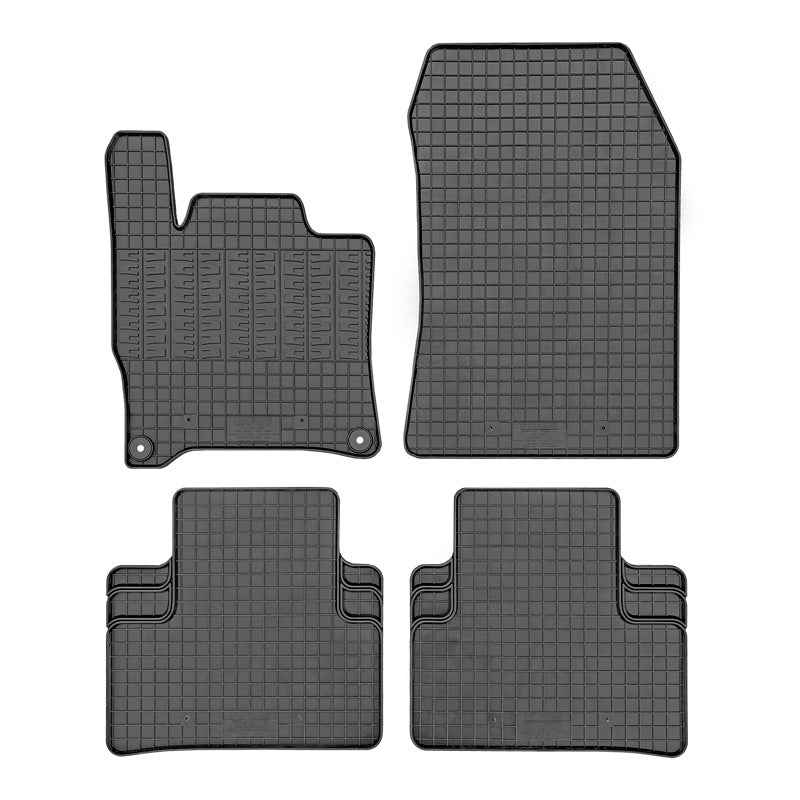 CIKCAR, Rubber Mats, Custom-fit, Fits Peugeot 408 MHEV 2023-, 308 III HB/SW MHEV 2021-, Citroën DS4 MHEV 2021-, Opel Astra L HB/ST MHEV 2022-, 4 pieces + fastening system