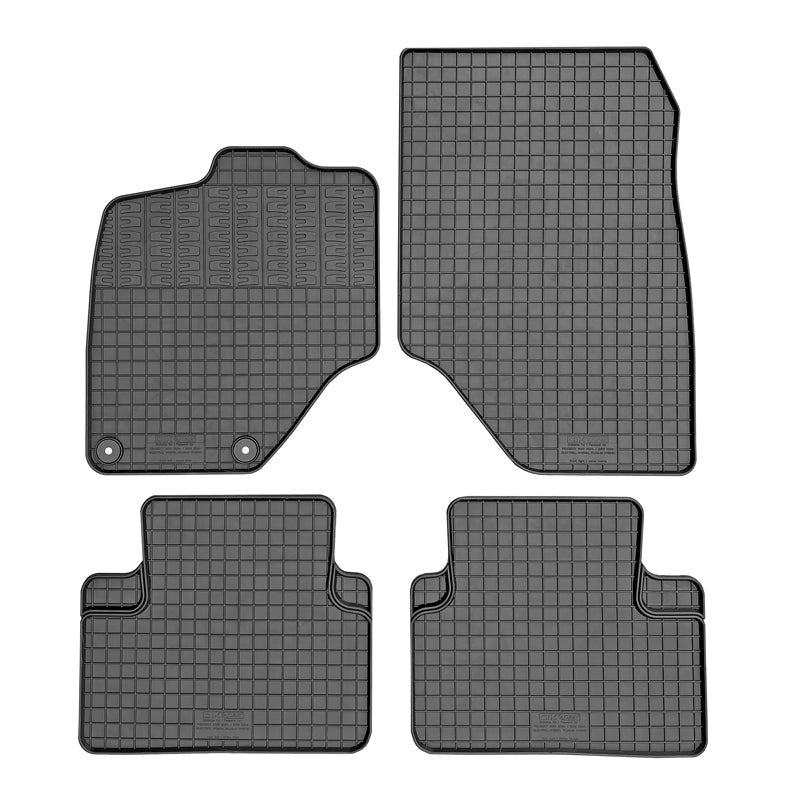 CIKCAR, vloermattenset, rubber, past op Peugeot 3008 III PHEV/EV (2024-), 5008 III PHEV/EV (2024-), Citroën C5 Aircross II PHEV/EV (2025-), Opel Grandland II PHEV/EV (2024-), Jeep Compass III Hybrid/EV (2025-) (4-delig)