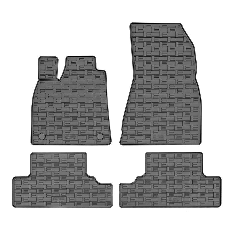 CIKCAR, Jeu de tapis de sol, caoutchouc, 4 pièces, compatible avec Renault R5 E-Tech (2024-) & Nissan Micra VI EV (2025-) & Alpine A290 EV (2024-)