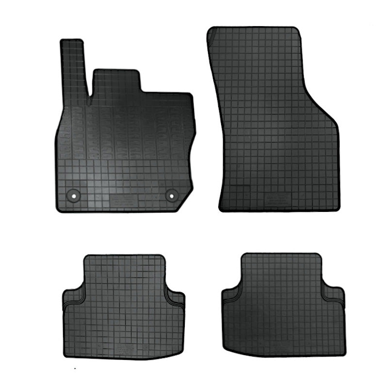 AutoStyle, Rubber mats fits Seat Leon IV HB 5-door 2020- - 4 pcs. with fastening system