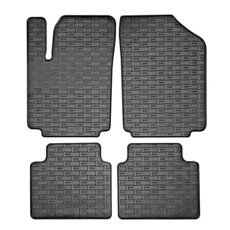 CIKCAR, Rubber Floor Mats Fits Seres 3 Electric 2021- - 4 pcs. with Fixing System