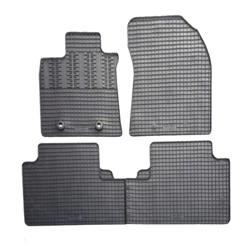 CIKCAR Rubber matten passend voor Toyota Avensis Sedan/Kombi 2009-2015 (4-delig + montagesysteem)
