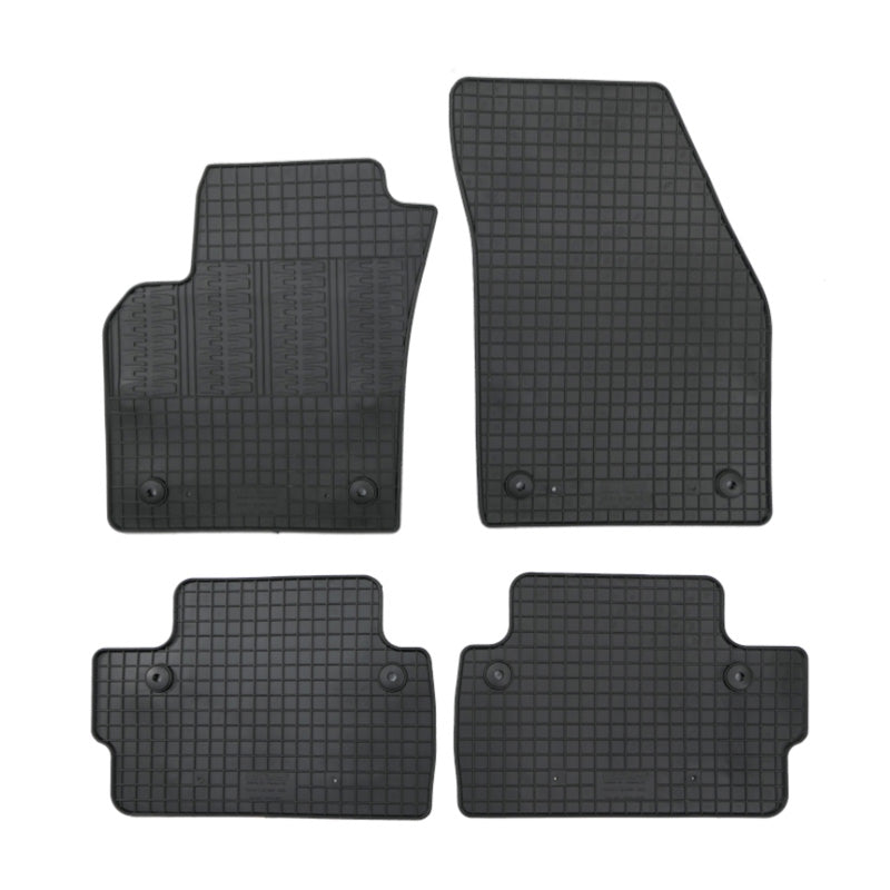 CIKCAR Set tapis de caoutchouc sur mesure pour Volvo C30 2006-2013 (4-pièces + points de fixage)