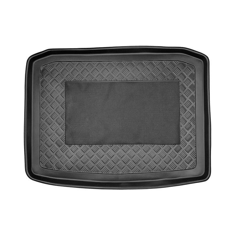 AutoStyle, Bac de coffre antidérapant, compatible avec Seat Ateca 2WD 2016- & Skoda Karoq 2WD 2017- (plancher de chargement surélevé)