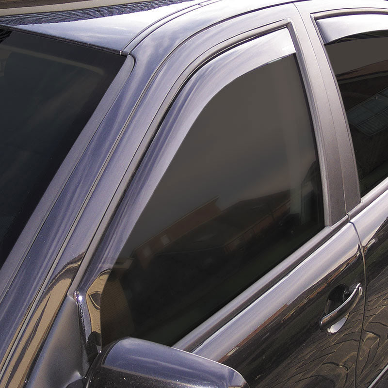 ClimAir, Vindafvisere, Sort/mørk toning, Til fordøre, 2 stk., passer til Mitsubishi Colt 5-dørs (2004-2009)