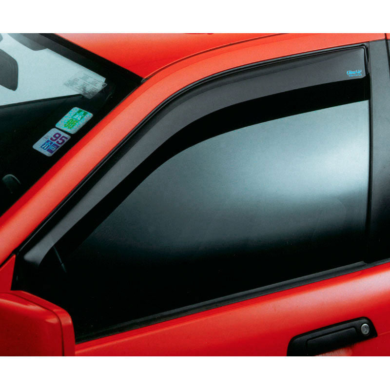 ClimAir, Wind deflectors for front doors, Smoked, fits Dodge Caliber 2006-