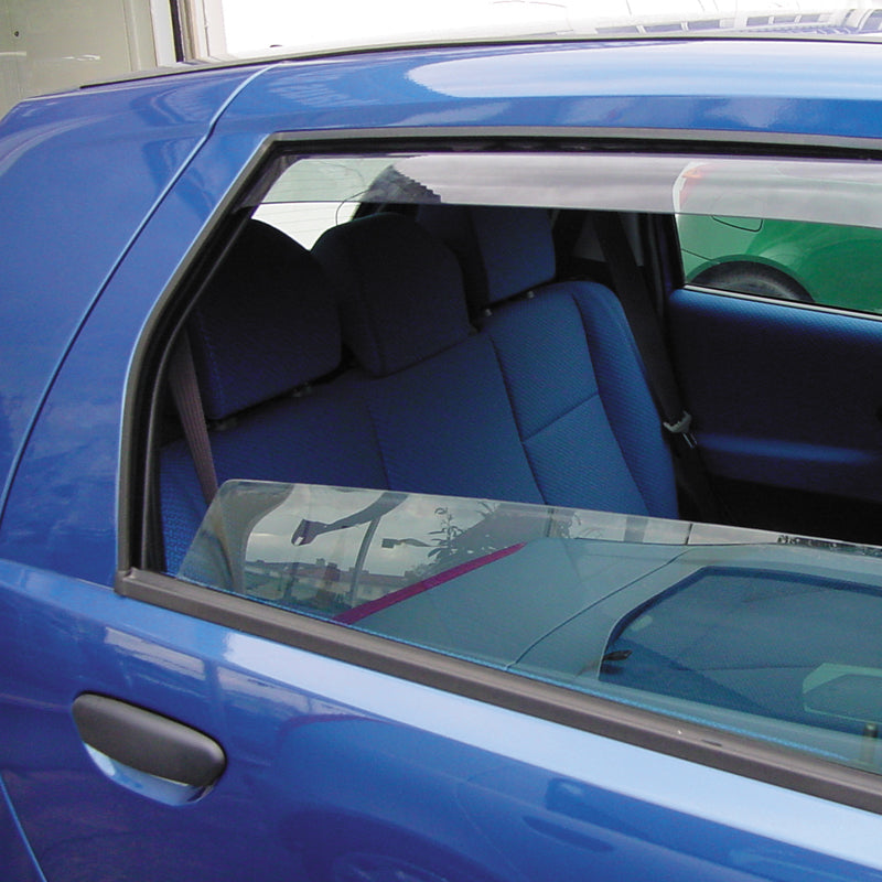 ClimAir, Winddeflectors voor achterportieren, Getint, past op Honda Civic Hybrid Sedan 2005-2012