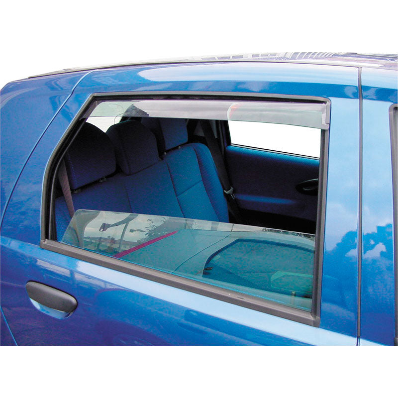 ClimAir, Wind deflectors for rear doors, Smoked, fits Hyundai i30 5-door 2007-2012
