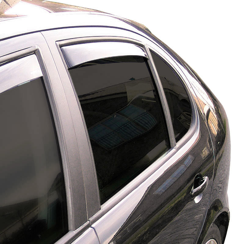 ClimAir, Wind deflectors for rear doors, Dark, fits Honda Civic 5 doors 2012-2017