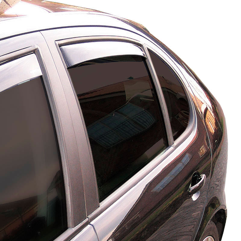 ClimAir, Wind deflectors for rear doors, Dark, fits Toyota Auris 5 doors 2013-
