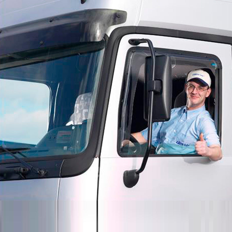 ClimAir, Wind deflectors for front doors, Smoked, Fits Scania G/L/R/P/S-Models 2016-
