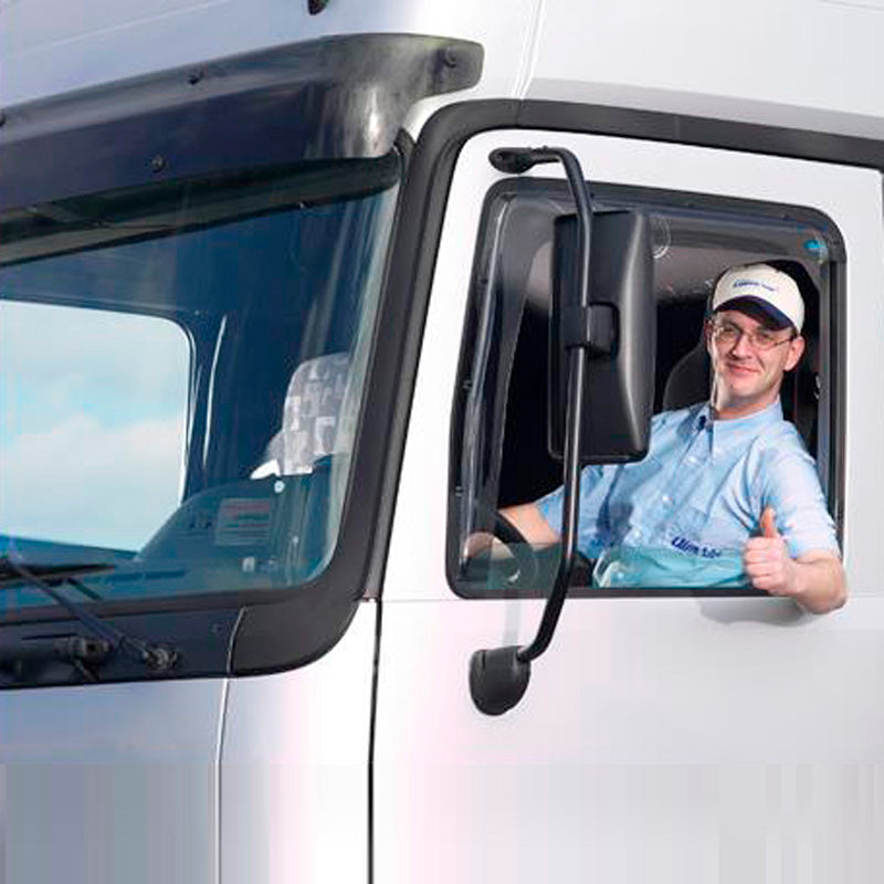 ClimAir, Wind Deflectors for front doors, Smoked, Fits MAN TG3/TGS 2021- (LHD)