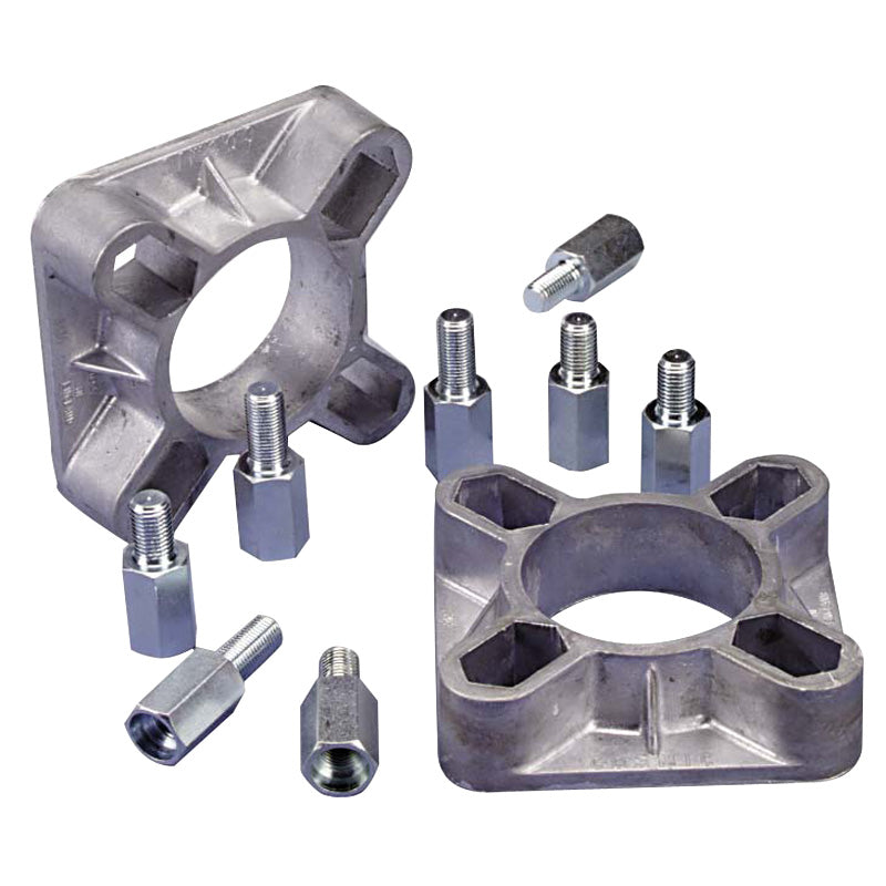 GRAYSTON, entretoises de roue universelles 4 trous 32mm (64mm/essieu) - incl. goujons 12X1.25