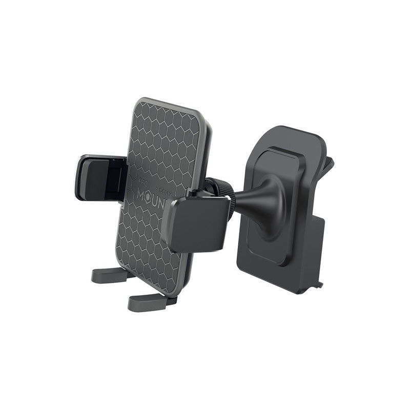 Celly, Smartphone Holder Mount Plus for Tesla Model 3, S, X and Y - Adjustable 360° Rotation Arm