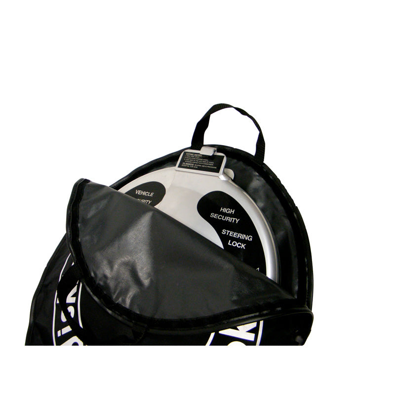 Disklok, Storage Case for Steering Wheel Lock, Nylon, With Velcro closure and carrying handle, Universal fit