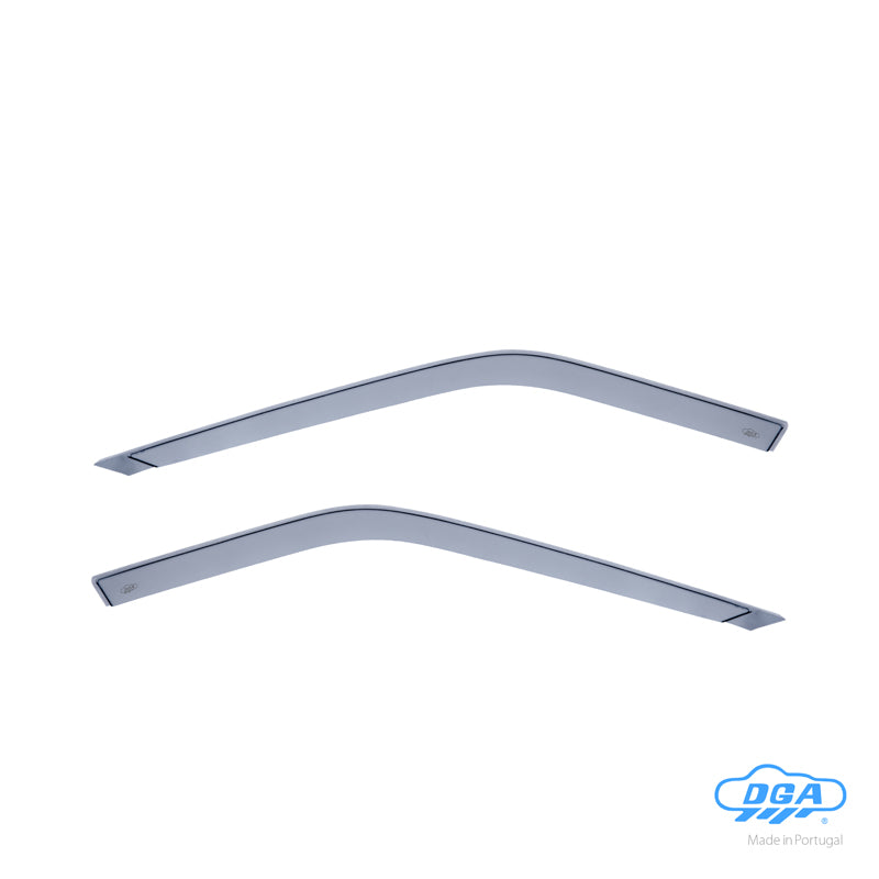 DGA, Wind Deflectors, Smoked, 2 pcs., fits Audi 80/90 Sedan/Avant (1986-1995)
