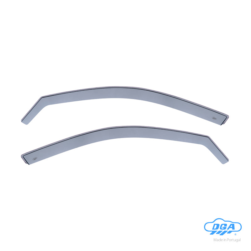 DGA, Wind Deflectors, Smoked, 2 pcs., fits Audi A4 8E (B6/B7) Sedan/Avant (2001-2008)