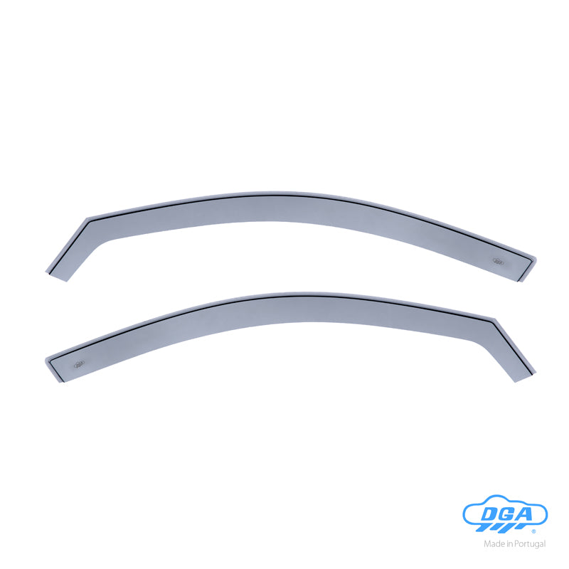 DGA, Wind Deflectors, Smoked, 2 pcs., fits Audi A3 (8P) Sportback (2004-2012)