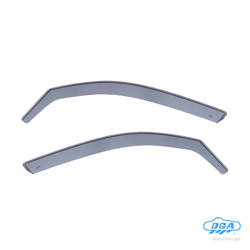 DGA, Wind deflectors, Smoke-tinted, For front doors, 2 pcs., fits BMW 1-Series E87 5-door (2004-2011)