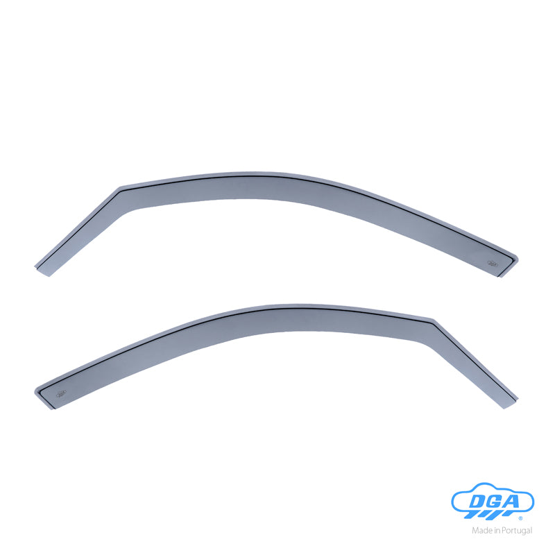DGA, Wind Deflectors, Smoked, for front doors, 2 pcs., fits BMW X3 (F25) (2010-2017)