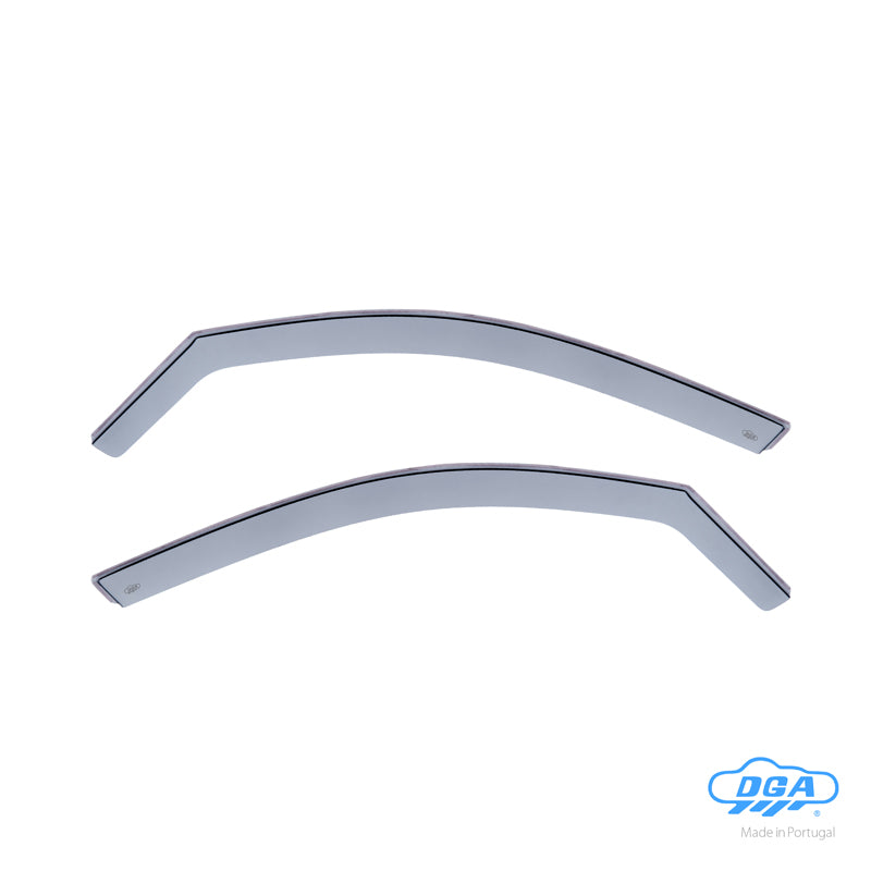DGA, Windgeleiders, getint, voor de voorportieren, 2 stuks, geschikt voor BMW 1-Serie (F20) 5-deurs (2011-2019)