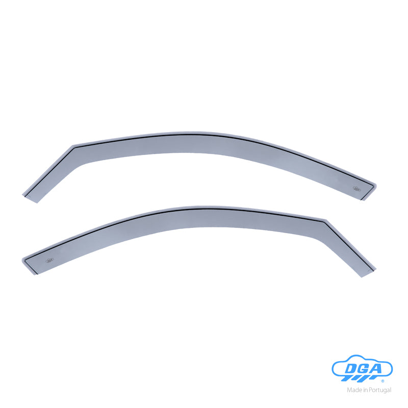 DGA, Wind deflectors, Smoked, 2 pcs., fits BMW 3-Series F30/F31 Sedan/Touring (2012-2019)