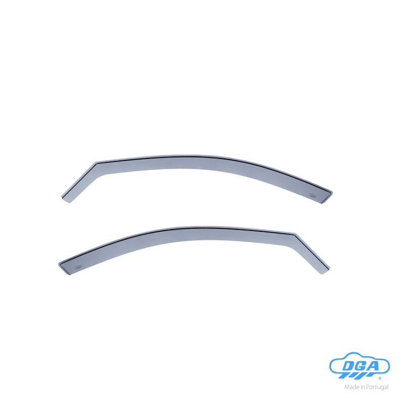 DGA, Windgeleiders, rookkleurig, 2 stuks, voor de voorportieren, past op BMW 5-Serie F10/F11 Sedan/Touring (2010-2016)
